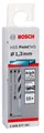 Bosch Metallspiralbohrer HSS PointTeQ, DIN 338, 1,3 mm, 10er-Pack
