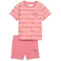 PUMA Trainingsanzug X GABBY'S DOLLHOUSE MINICATS TEE AND SHORTS SET INF (2-tlg), zweiteiliges Set, ohne Kapuze, Regular Fit, für Children rosa 86 EU