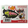 Samyang Buldak Hot Chicken Flavor Ramen 2x spicy, extra scharfe Instant Nudeln mit Hühnchengeschmack, Karton mit 40 Packungen (40 x 140g)