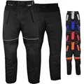 German Wear Motorradhose GW302T Herren Motorradhose Textilien Motorrad Hose Kombihose schwarz 58/3XL