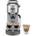 DeLonghi EC 890.M Dedica Duo - Silber