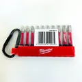 Milwaukee 4932480941 Shockwave 50 mm Metall Bit Set 10-teilig Phillips, Slotted