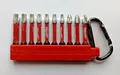 Milwaukee SHOCKWAVE Bit-Set mit Karabiner 10-tlg.  PH2   PZ2   TX15/20/25/30/40