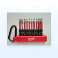 Milwaukee 4932480941 Shockwave 50 mm Metall Bit Set 10-teilig Phillips, Slotted