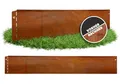 GartenAZ – Rasenkante Metall Cortenstahl 103x20cm, Nutzlänge 5m - Flexible Rasenbegrenzung aus wetterfestem Material für saubere Rasen- & Beetabgrenzung - Beeteinfassung Kante robust & langlebig