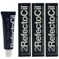 RefectoCil 2 Blue Black blauschwarz 3 x 15 ml Augenbrauenfarbe & Wimpernfarbe Se