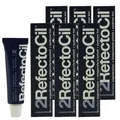 RefectoCil 2 Blue Black blauschwarz 6 x 15 ml Augenbrauenfarbe & Wimpernfarbe Se