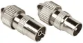 Hama 205211 KOAX-SET METALL, ST./KUP.