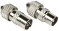 Hama Antennenstecker und Adapter Koax-Set Stecker/Kupplung