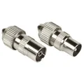 HAMA Stecker / Kupplung, Koax-Set, 0 m
