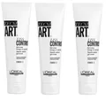 Loreal TecniART Liss Control  3 x 150 ml Styling Creme Glätten Anti Frizz AKTION