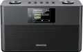Kenwood CR-ST80DAB-B Stereo-Kompaktradio (2 x 10 W RMS, Bassreflex Lautsprecher DAB+, UKW, Bluetooth, Line-In, Line-Out, Weckfunktion, Sleeptimer, TFT-Farbdisplay, Fernbedienung)