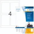 Herma Flaschenetik.Inkjet 90x120 w. 10 Bl. DIN A4 40 Stück 8882