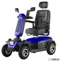 Veleco Sharpy in blau - 750 W - 15 km/h - Seniorenmobil - Gehhilfe - Mobilitätsroller - Elektromobil - Blau