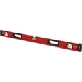 STIER Premium Wasserwaage, mit Magnet und drei Libellen, 1000 mm, 0,5 mm/m, vertikal und horizontal messen, Spiegel-Lotlibelle, präzise Messung, A...