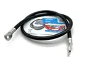 eXODA 50 mm2 M8 M8 Batteriekabel, Schwarz, (100 cm), 99% Kupfer