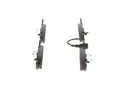 Set Beläge Bremse Vorderseite BOSCH 0986494019 Anlage Girling Lucas Achse Vorne