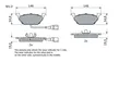 BOSCH 0 986 494 019 Bremsbelagsatz, Scheibenbremse für AUDI SEAT SKODA VW