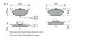 1x BOSCH 0 986 494 019 Bremsbelagsatz Scheibenbremse für VW Audi Skoda Seat