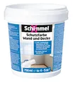Schutzfarbe Wand und Decke 750 ml | hochdeckende Spezialfarbe | für Küche, Bad und Wohnbereich | scheuerbeständig | Lösemittelfrei | Innenbereich