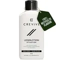 CREVIVE Lederpflege mit Aloe Vera - Schonende Lederlotion Made in Germany - Lederpflege Sofa - Lederpflege für Ledercouch - Lederpflege Auto - Ledersofa, Jacke, Schuhe, Tasche - 250 ml