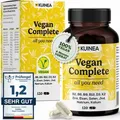 Vegan Complex - ALL YOU NEED - KUINEA Nahrungsergänzung KU036VC - Vitamin B12+D3+K2+B2+B9+B6 + Zink + Eisen + Selen + Jod + Natrium + Kalium