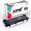 6x Toner TN2320 TN-2320 Schwarz Kompatibel für Brother MFC-L2740DW Drucker