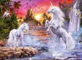 Ravensburger Puzzle 12000471 - Einhörner am Fluss - 500 Teile Puzzle für Erwachsene und Kinder ab 12 Jahren, Fantasy-Puzzle