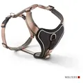 Wolters Hunde-Geschirr Professional Comfort Geschirr braun Gr.7 | 3,5 cm x 90 cm - 110 cm
