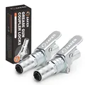Saker Schnellkupplung für Fettpresse-Upgrade auf 12000 PSI, Duty Quick Release Grease Coupler, kompatibel mit Allen Grease Guns 1/8" NPT Fittings(2 PCS)