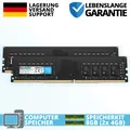 8GB (2x 4GB) DDR4 RAM PC4-2133P-UB0-11 2133 MHz DIMM 1Rx8 1.2V CL15 Unbuffered