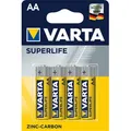 Batterie Zink-kohle, Mignon, Aa, R06, 1.5v, Superlife, 4 Stück - Varta