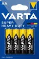 Varta Batterie Zink-Kohle, Mignon, AA, R6, 1.5V 4er Pack
