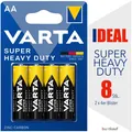 8 x VARTA SUPER HEAVY DUTY AA Mignon R6 Batterien