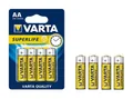 Zink-Kohle Batterie Varta LR6 (AA) SuperLife (4 Stück)