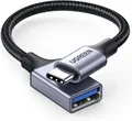 UGREEN Adapter USB C auf OTG C kompatibel mit iPhone 16 Grau