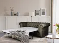 Home affaire 3-Sitzer CHARENTE, optionale Schlafsofa, Chesterfield-Sofa, Bettfunktion, mit edler Knopfheftung und typischen Armlehnen, B/T/H 198/89/74 cm