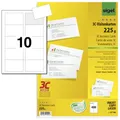 SIGEL Visitenkarten 225 g/m² satiniert hochweiß 1 Pack = 400 St.