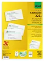 SIGEL LP796 bedruckbare Visitenkarten 3C, 400 Stück (40 Blatt), hochweiß, glatte