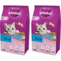 WHISKAS Adult 2x14 kg - Trockenfutter für ausgewachsene Katzen, mit leckerem Thunfisch