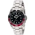 Invicta Pro Diver 9403 Herren uhr - Wasserdicht - Analog - Automatikuhr - Edelstahl mit schwarzen zifferblat - 40mm - Silber