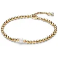 Pandora Armband PANDORA Timeless Kugelarmband für Damen mit Perle, IP Gold goldfarben 20 cm
