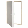 Dolle Kniestocktür CPL-beschichtet in weiß 100x70x11,5cm U-Wert 0,65W/m2·K