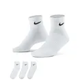 Nike Herren Everyday Cushion Ankle-sx7667 Socken, Weiß (White/Black/100), 42-46 EU EU