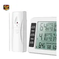 Kühlschrank Thermometer mit 2 Sensoren Digital Luftfeuchtigkeit Temperatur Alarm