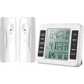 Audio Alarm & Aufzeichnung: Kühlschrankthermometer mit Funktionstasten