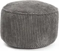 LUMALAND Sitzsack Pouf Cord - Grau