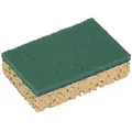 Spontex Basic Scheuerschwamm (klein) - Viskose Scheuerschwamm 10 Stück 130 x 84 x 24 mm Gelb Grün