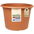 MePla Blumentopf Cilindro - runder Pflanzkübel - wetterfestes Pflanzgefäß - UV-beständiger Blumenkübel - Pflanzentopf - Kübel - Ø 50 - Terracotta