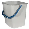Sprintus 301223 Putzeimer 27 L grau mit blauem Henkel für Reinigungswagen Sprintus
